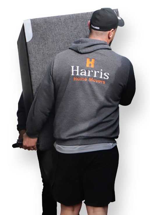Harris Movers team moving furniture