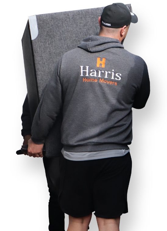 Harris Movers team moving furniture